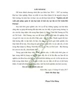 Nghiên cứu đề xuất giải pháp quản lý sâu hại một số loài cây tại thị xã chí linh hải dương 