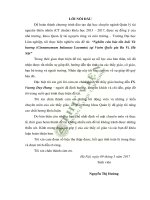 Nghiên cứu bảo tồn loài vù hương cinnamomum balansae lecomte tại vườn quốc gia ba vì hà nội 