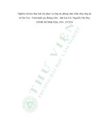 Nghiên cứu lựa chọn loài cây phục vụ công tác phòng cháy chữa cháy rừng tại xã tản van vườn quốc gia hoàng liên tỉnh lào cai 