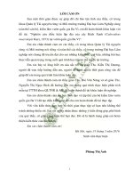 Nghiên cứu điều kiện lập địa của cây bách xanh calocedrus macrolepis kurz 1873 tại vườn quốc gia ba vì 