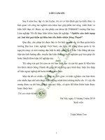 Nghiên cứu tình trạng các loài thú quý hiếm tại khu bảo tồn thiên nhiên sông thanh 