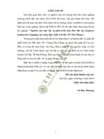 Nghiên cứu bảo tồn và phát triền loài hòe bắc bộ sophora tonkinensis gagnep tại vùng đệm VQG cát bà TP hải phòng 