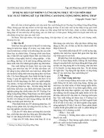 Áp dụng bài tập nhóm và ứng dụng thực tế vào môn học Xác suất thống kê tại trường cao đẳng cộng đồng Đồng Tháp