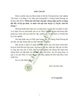 Đánh giá tình hình cấp giấy chứng nhận quyền sử dụng đất đối với hộ gia đình cá nhân trên địa bàn huyện vị xuyên tỉnh hà giang 