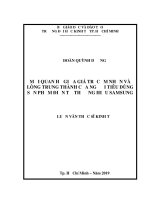 Mối Quan Hệ Giữa Giá Trị Cảm Nhận Và Lòng Trung Thành