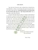 Đặc điểm khu hệ bò sát ếch nhái tại khu bảo tồn thiên nhiên ngọc sơn ngỗ luông tỉnh hòa bình 