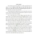 Nghiên cứu khả năng xử lý nước thải chăn nuôi sau biogas tại xã thái thịnh thái thụy thái bình bằng than hoạt tính 