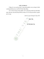 Phân tích các nguyên nhân gây ngập lụt cho quận cầu giấy thành phố hà nội trong quá trình đô thị hóa 