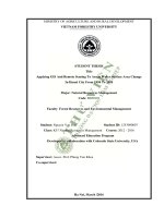 Applying GIS and remote sensing to assess water surface area change in hanoi city from 1994 to 2016 