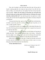 Nghiên cứu ảnh hưởng của hoạt động sản xuất miến dong đến môi trường nước tại làng nghề chế biến nông sản xã dương liễu huyện hoài đức thành phố hà nội 