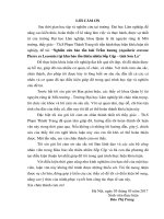 Nghiên cứu bảo tồn loài trầm hương aquilaria crassna pierre ex lecomte tại khu bảo tồn thiên nhiên sốp cộp tỉnh sơn la 