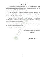 Thực trạng quản lý xử lý chất thải rắn y tế tại bệnh viện quốc oai thành phố hà nội 