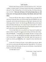 Đánh giá chất lượng và đề xuất giải pháp nâng cao chất lượng nước sinh hoạt tại địa bàn phường ninh khánh thành phố ninh bình 