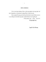 Giải pháp nâng cao hiệu quả sử dụng đất nông nghiệp theo hướng sản xuất nông sản hàng hóa trên địa bàn thành phố hòa bình tỉnh hòa bình 