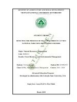 Detecting the presence of nocturnal birds in cat tien national park using bioacoustics method 