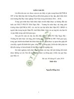 Đánh gíá thực trạng khai thác tiêu thụ lâm sản ngoài gỗ khu vực trung tâm huyện nậm pồ tỉnh điện biên 