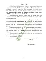 Nghiên cứu hiệu quả của chi trả dịch vụ môi trường rừng đối với công tác bảo vệ và phát triển rừng tại công ty TNHH MTV lâm nghiệp bảo lâm tỉnh lâm đồng 