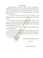 Thực trạng môi trường và đề xuất một số giải pháp nâng cao quản lý môi trường tại bệnh viện đa khoa thành phố hòa bình 