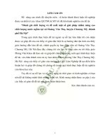 Đánh giá chất lượng và đề xuất một số giải pháp nhằm nâng cao chất lượng nước ngầm tại xã hoàng văn thụ huyện chương mỹ thành phố hà nội 