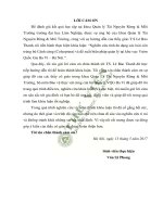Nghiên cứu tính đa dạng các loài côn trùng bộ cánh cứng coleoptera và đề xuất biện pháp quản lý tại khu vực vườn quốc gia ba vì hà nội 
