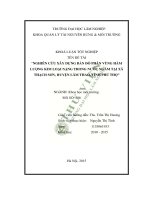 Nghiên cứu xây dựng bản đồ phân vùng hàm lượng kim loại nặng trong nước ngầm tại xã thạch sơn huyện lâm thao tỉnh phú thọ 