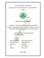 Nghiên cứu tính đa dạng thành phần loài chim và đề xuất kế hoạch bảo tồn tại xã vân hòa và xã tản lĩnh thuộc địa phận vườn quốc gia ba vì hà nội 