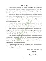 Đặc điểm sinh thái học quần thể gấu ngựa ursus thibetanus tại khu bảo tồn thiên nhiên pù luông 