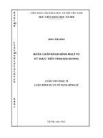 Hoãn chấp hành hình phạt tù từ thực tiễn tỉnh Hải Dương.