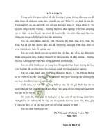 Đánh giá ảnh hưởng của hoạt động đúc đồng đến môi trường nước tại làng nghề vạn điểm thị trấn lâm huyện ý yên tỉnh nam định 