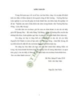 Nghiên cứu một số đặc điểm sân chim trong khuôn viên trường đại học nông lâm bắc giang 