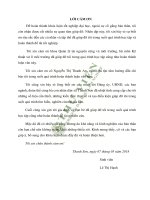 Đánh giá hiện trạng quản lý bao bì thuốc bảo vệ thực vật sau sử dụng tại xã thanh sơn huyện tĩnh gia tỉnh thanh hóa 