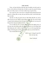 Đánh giá tiềm năng sản xuất của đất và mức độ thích hợp của cây trồng tại xã quy mông huyện trấn yên tỉnh yên bái 