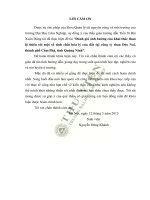 Đánh giá ảnh hưởng của khai thác than lộ thiên tới một số tính chất hóa lý của đất tại công ty than đèo nai thành phố cảm phả tỉnh quảng ninh 