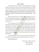 Đánh giá chất lượng nguồn nước ngầm ở xung quanh công ty cổ phần supe phốt phát và hóa chất lâm thao tại huyện lâm thao tỉnh phú thọ 