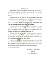 Nghiên cứu hiện trạng và đề xuất giải pháp phát triển rừng ngập mặn ở huyện nghĩa hưng tỉnh nam định 