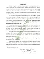 Đánh giá hiện trạng hiệu quả xử lý nước thải của nhà máy xử lý nước thải cụm công nghiệp ngọc liệp xã ngọc liệp huyện quốc oai thành phố hà nội 