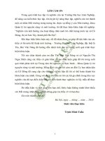 Nghiên cứu ảnh hƣởng của hoạt động chăn nuôi tới chất lượng nước tại xã cổ đông thị xã sơn tây thành phố hà nội 