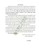 Đánh giá hiện trạng sử dụng loài trám đen canarium tramdenum c d dai  yakovlev tại xã thanh đức huyện thanh chương tỉnh nghệ an 