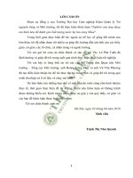 Nghiên cứu ứng dụng mô hình hóa để đánh giá chất lượng nước hạ lưu sông nhuệ 