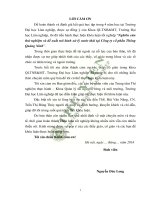 Nghiên cứu thử nghiệm và đề xuất mô hình xử lý nước thải tại công ty cổ phần thông quảng ninh 