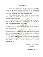 Đánh giá hiện trạng và đề xuất biện pháp cải thiện chất lượng môi trường tại làng nghề thêu ren an hòa xã thanh hà huyện thanh liêm tỉnh hà nam 