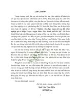 Nghiên cứu thực trạng tích tụ đất nông nghiệp tại xã hiệp thuận huyện phúc thọ thành phố hà nội 