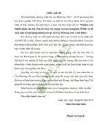 Nghiên cứu thành phần sâu hại trên cây keo tai tượng acacia mangium willd và đề xuất một số biện pháp phòng trừ tại xã cúc phương tỉnh ninh bình 