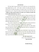 Nghiên cứu hiện trạng tài nguyên cây thuốc tại xã mường cai thuộc khu bảo tồn thiên nhiên sốp cộp sơn la 