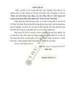 Đánh giá ảnh hưởng hoạt động của chợ đồng tâm tới chất lượng môi trường tại phường đồng tâm thành phố vĩnh yên tỉnh vĩnh phúc 