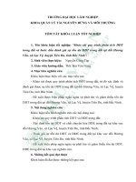 Khảo sát quy trình phân tích DDT trong đất và bước đầu đánh giá sự tồn dư DDT trong đất tại đồi hương vân xã lạc vệ huyện tiên du tỉnh bắc ninh 