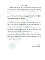 Nghiên cứu đặc điểm hình thái phân bố và cấu trúc của lâm phần loài sao mặt quỷ hopea mollissima c y wu tại khu vực khe kèm vườn quốc gia pù mát tỉnh nghệ an 