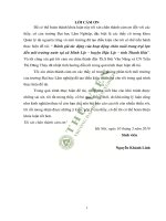 Đánh giá tác động của hoạt động chăn nuôi trang trại lợn đến môi trường nước tại xã minh lộc huyện hậu lộc tỉnh thanh hóa 