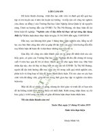 Nghiên cứu về đặc điểm hệ thực vật tại rừng đặc dụng đắk uy 