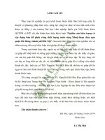 Nghiên cứu hiện trạng và xây dựng bản đồ phân vùng chất lƣợng nƣớc sông nhuệ đoạn chảy qua quận hà đông thành phố hà nội 